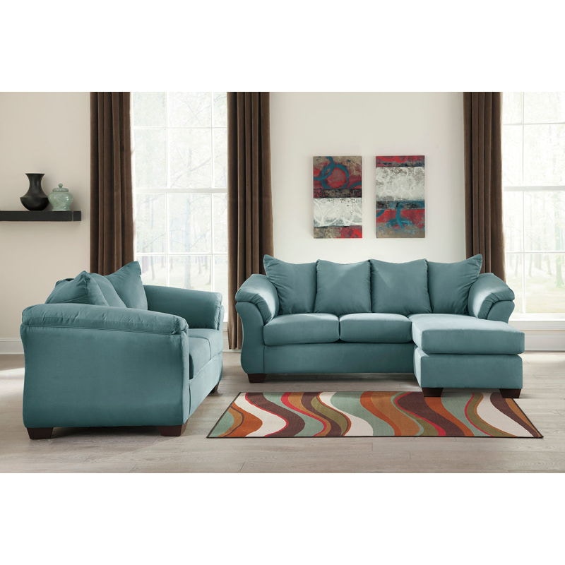 Sofa with deals chaise and loveseat