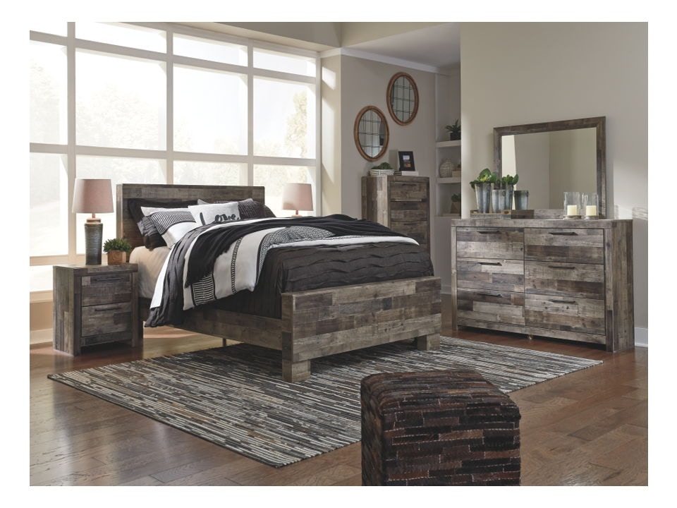 Grey bed ashley deals furniture