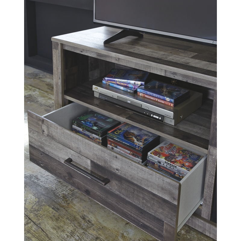 Ashley Derekson LG TV Stand with LED Fireplace Insert W200-68-W100