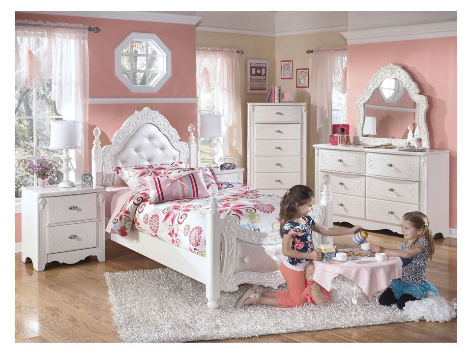 Ashley furniture shop girl twin bed