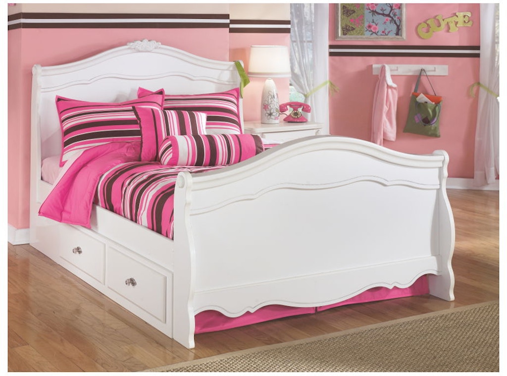 Ashley Exquisite Full Sleigh Bed With Storage B188 87n 84n 88n 60