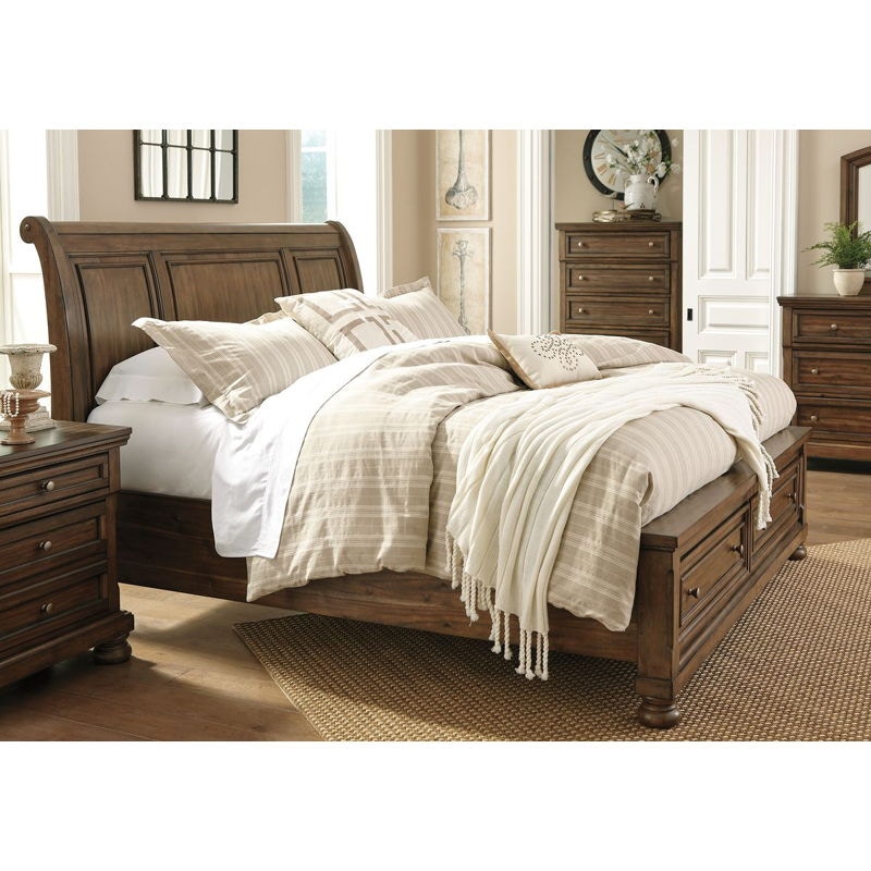 Ashley Flynnter Queen Sleigh Storage Bed B719777498 Portland, OR Key Home Furnishings