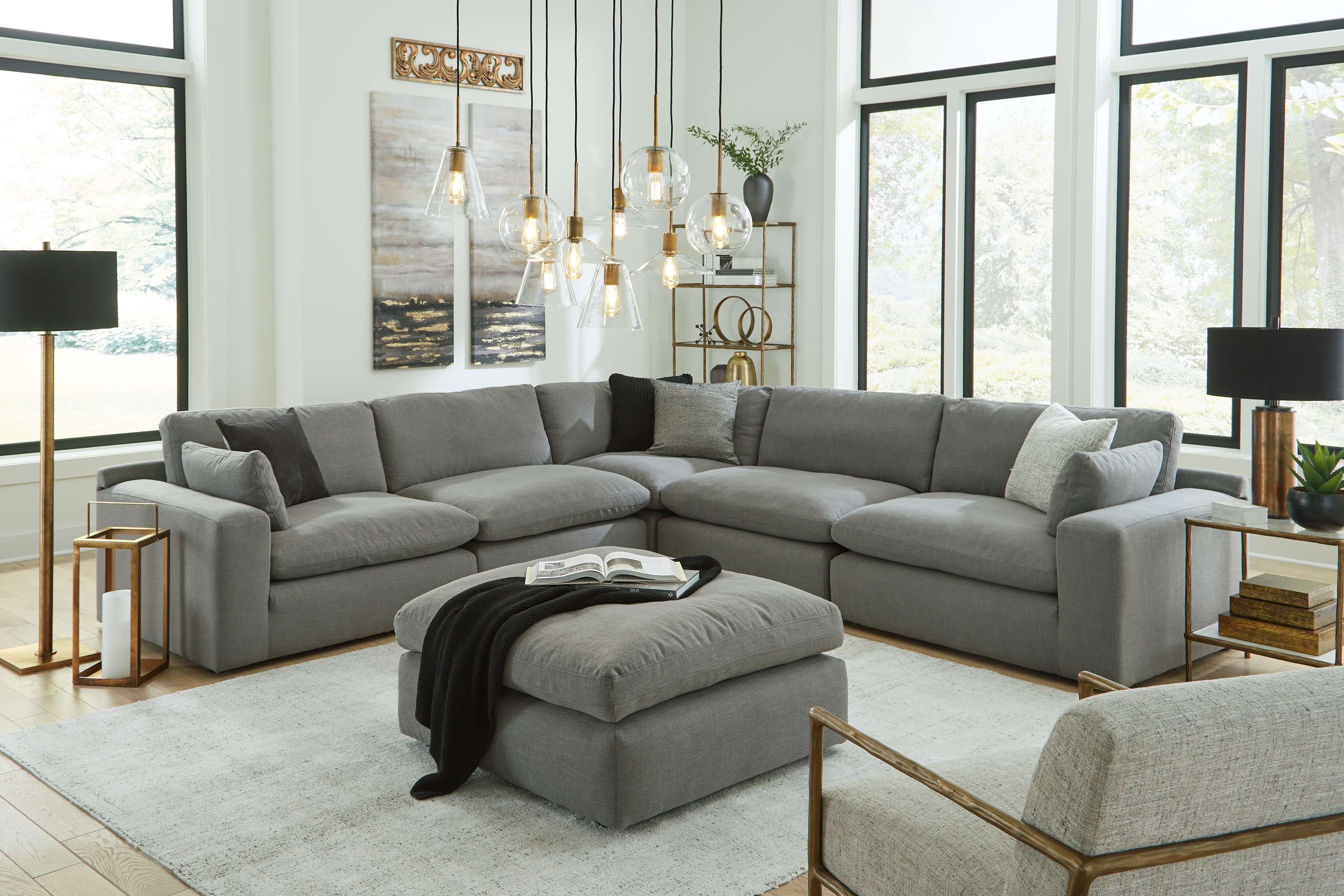Ashley furniture light grey sectional new arrivals