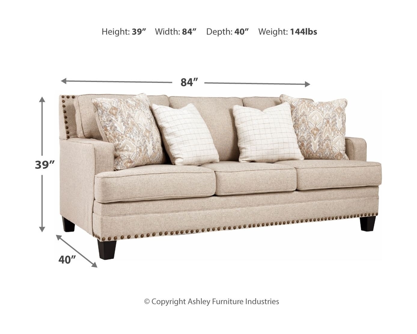 Ashley Claredon 2 Piece Reclining Living Room Set 156023835