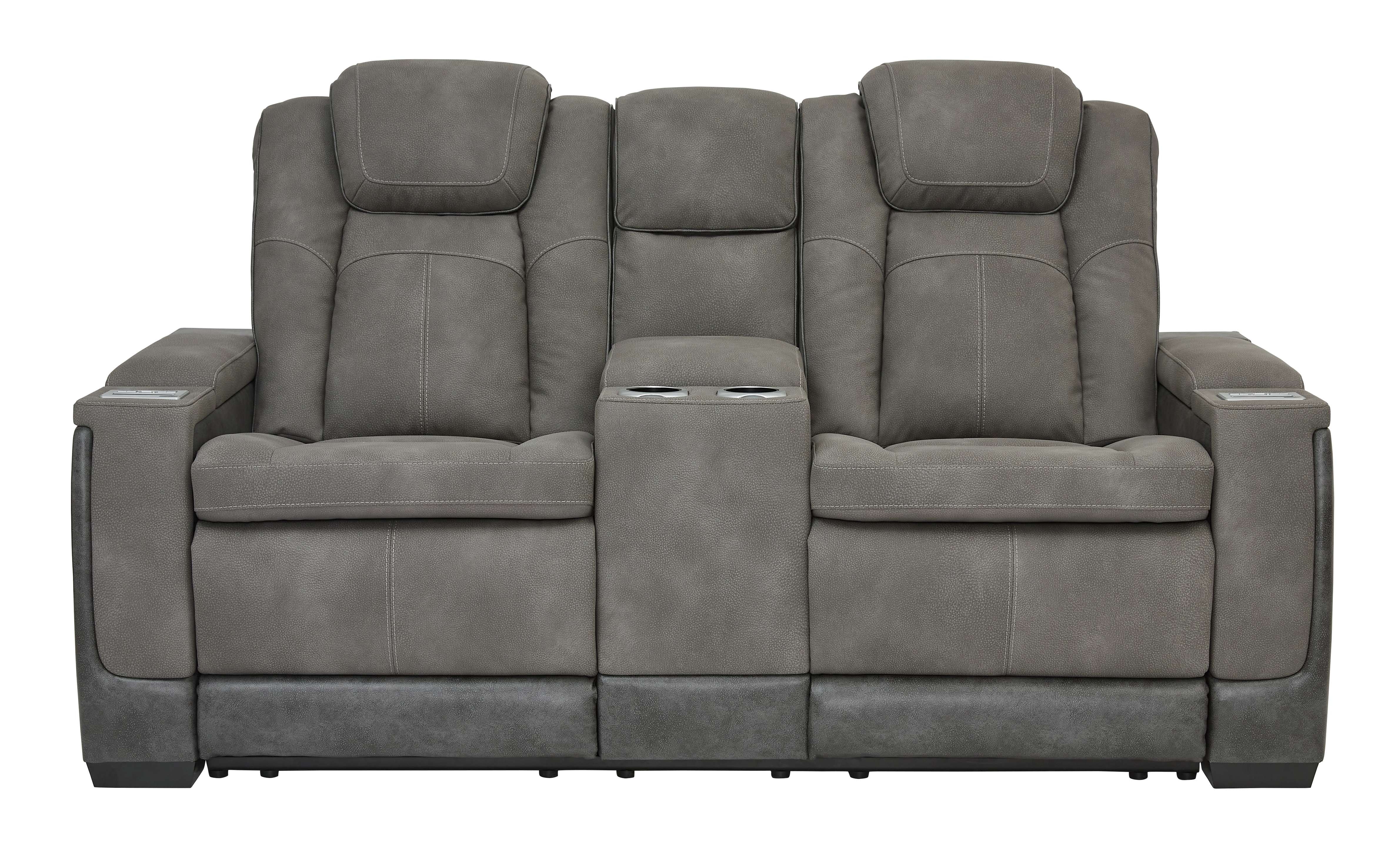 Ashley NextGen DuraPella Power Reclining Console Loveseat with