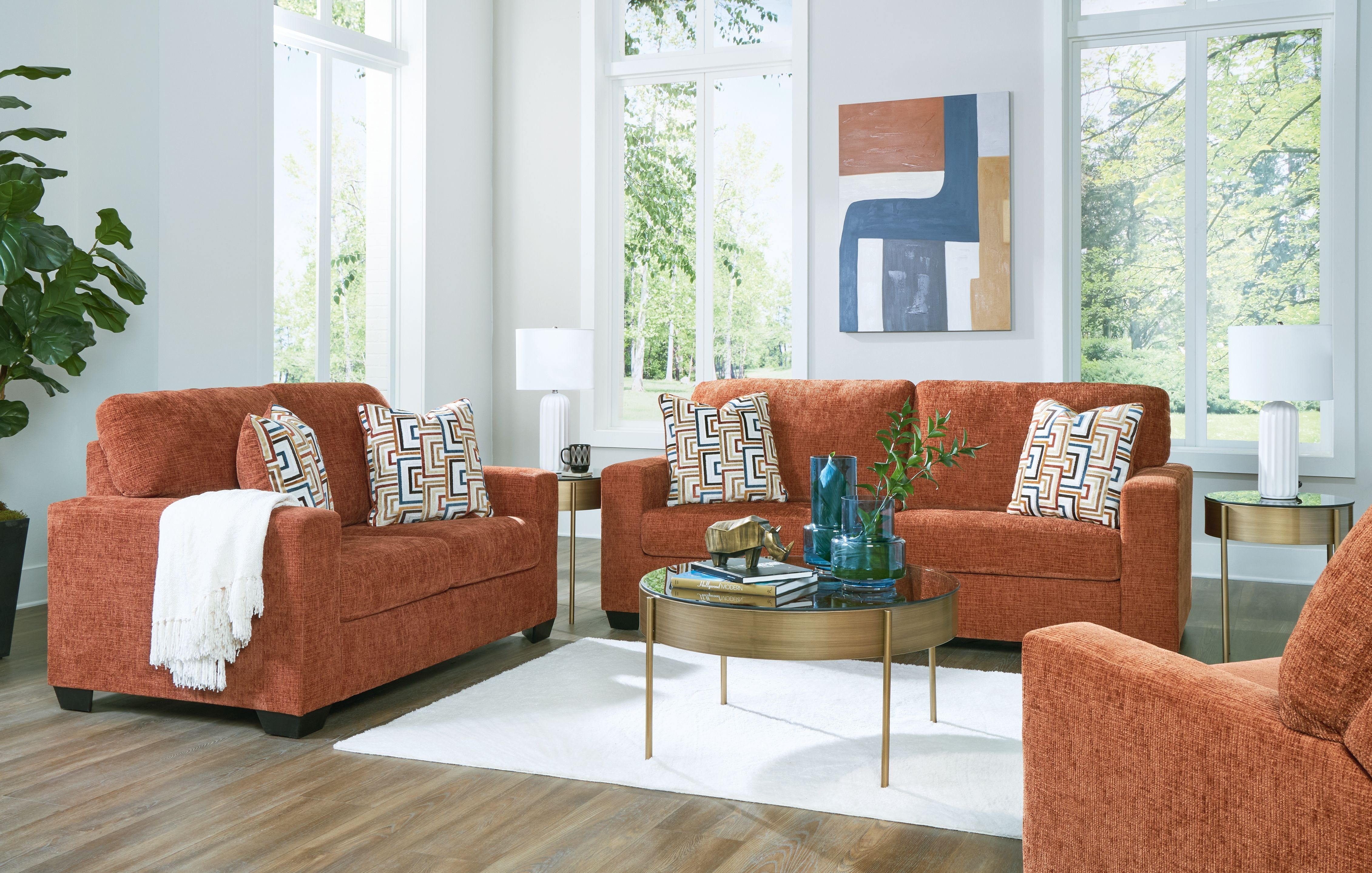 Ashley 3 Piece Living Room Set 24304-38-35-25