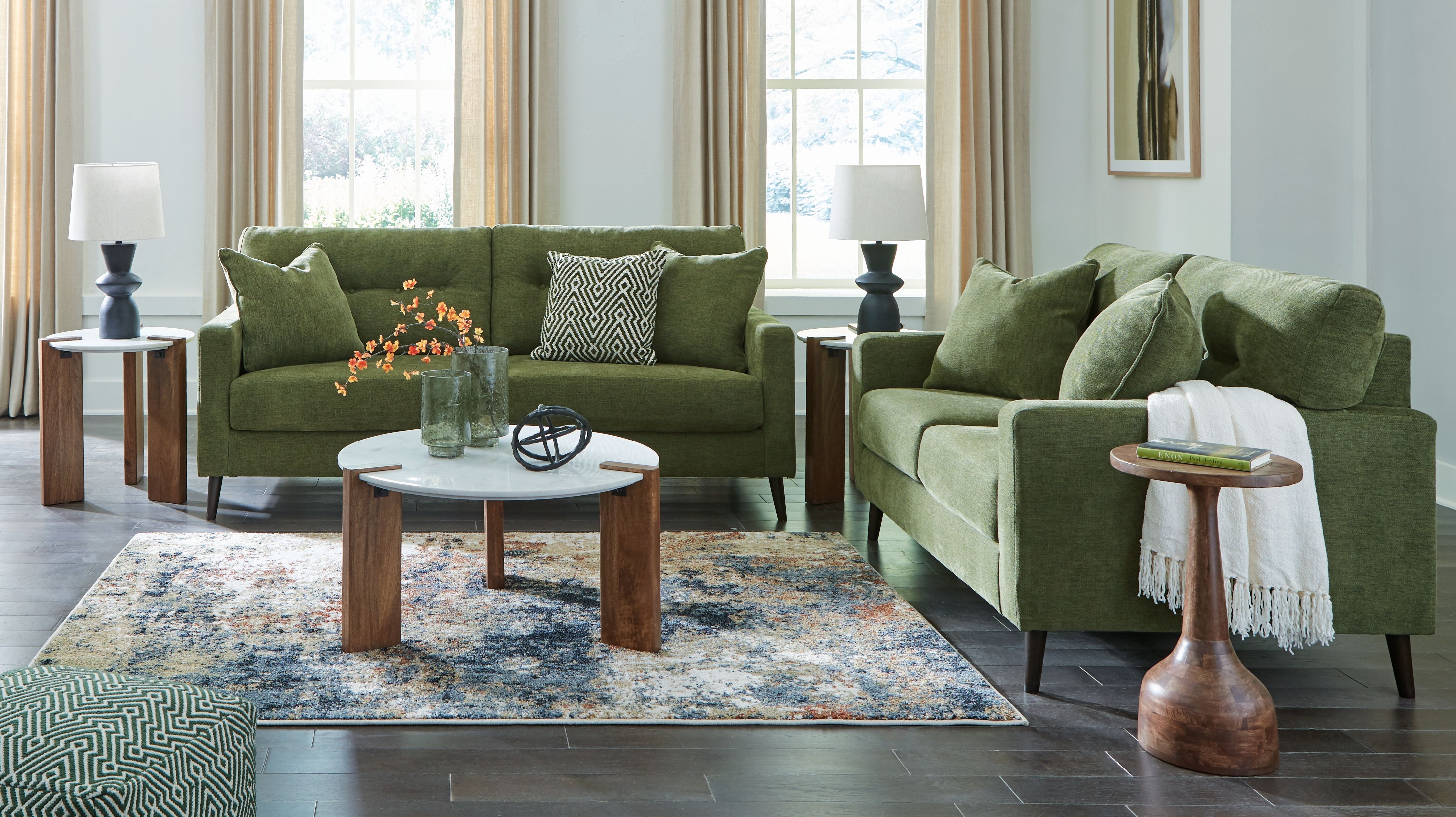 Ashley Sofa and Loveseat 26107-38-35