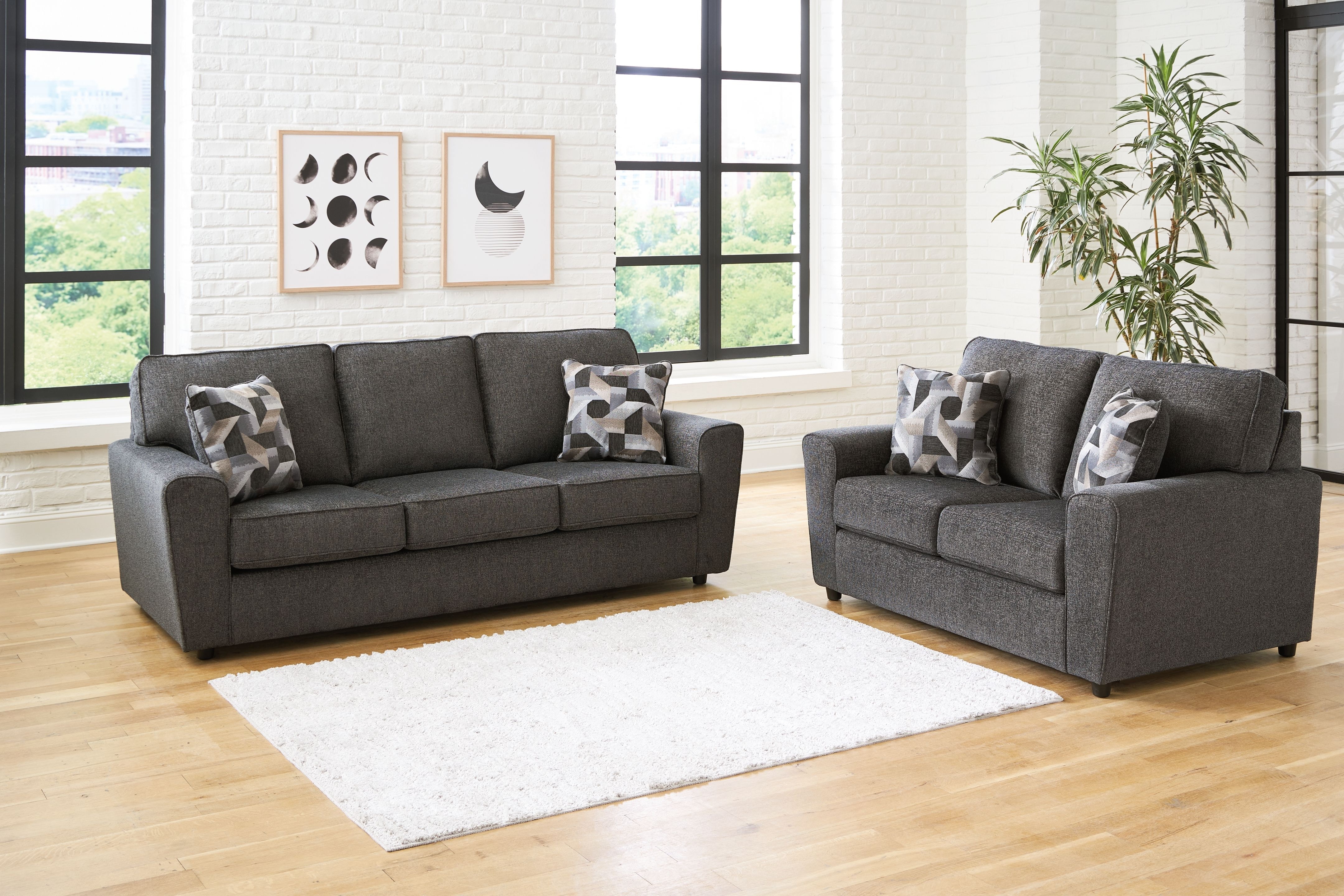 2 Piece Sofa and Loveseat