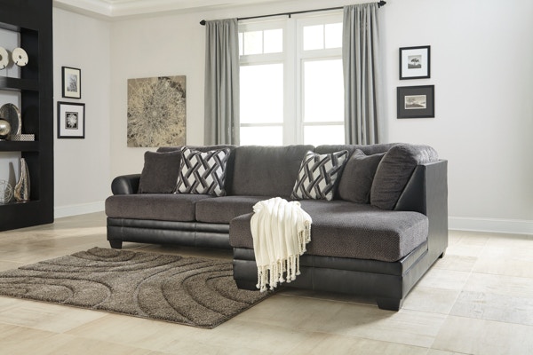 Ashley on sale smoke sectional