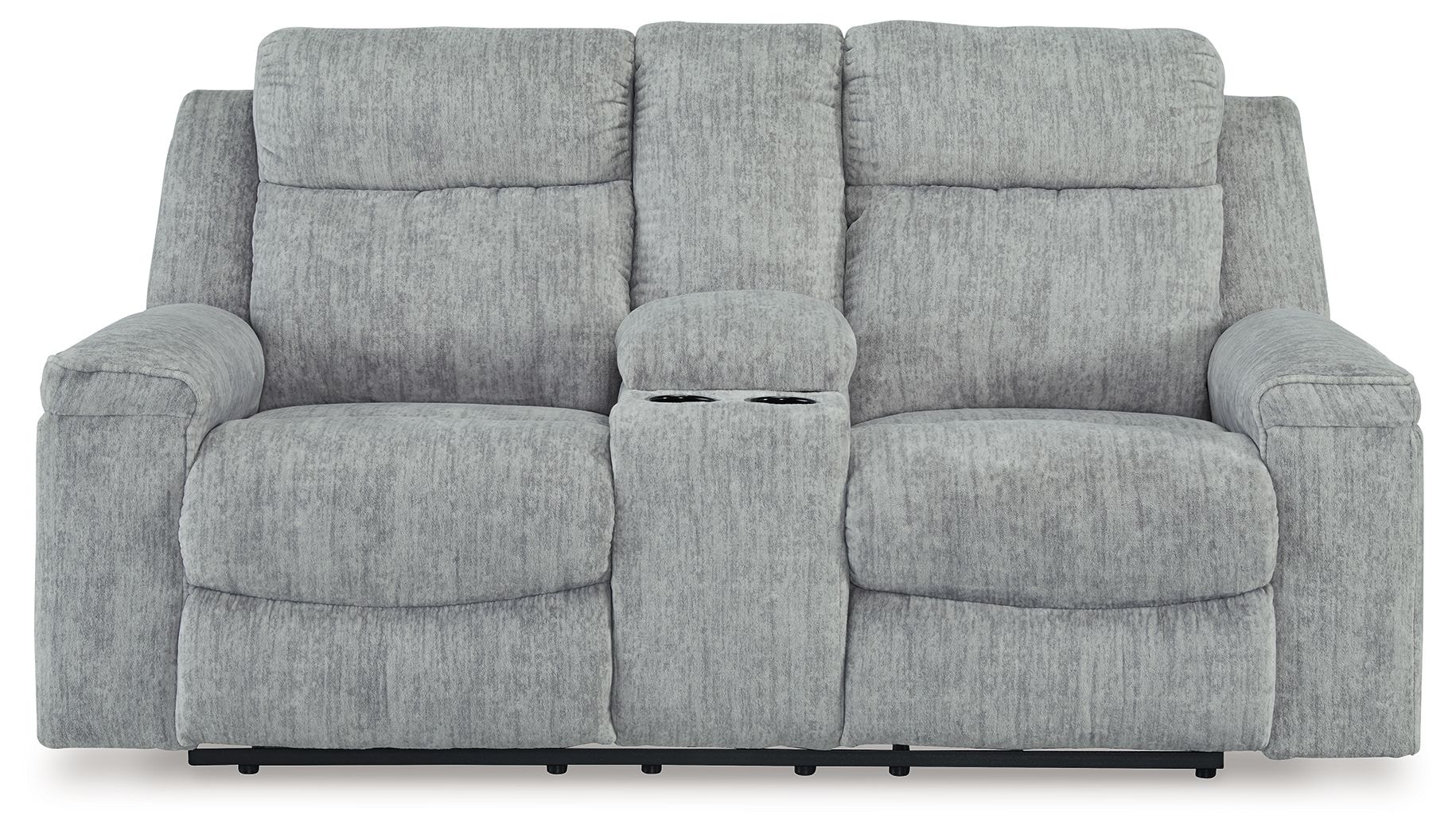 Ashley Buntington Double Reclining Loveseat With Console 3400494