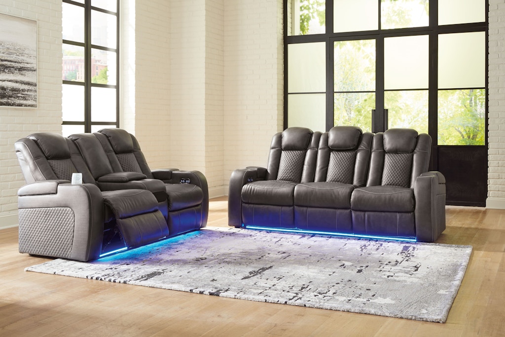Living Room Ashley Furniture Electric Recliner The Man-Den Living