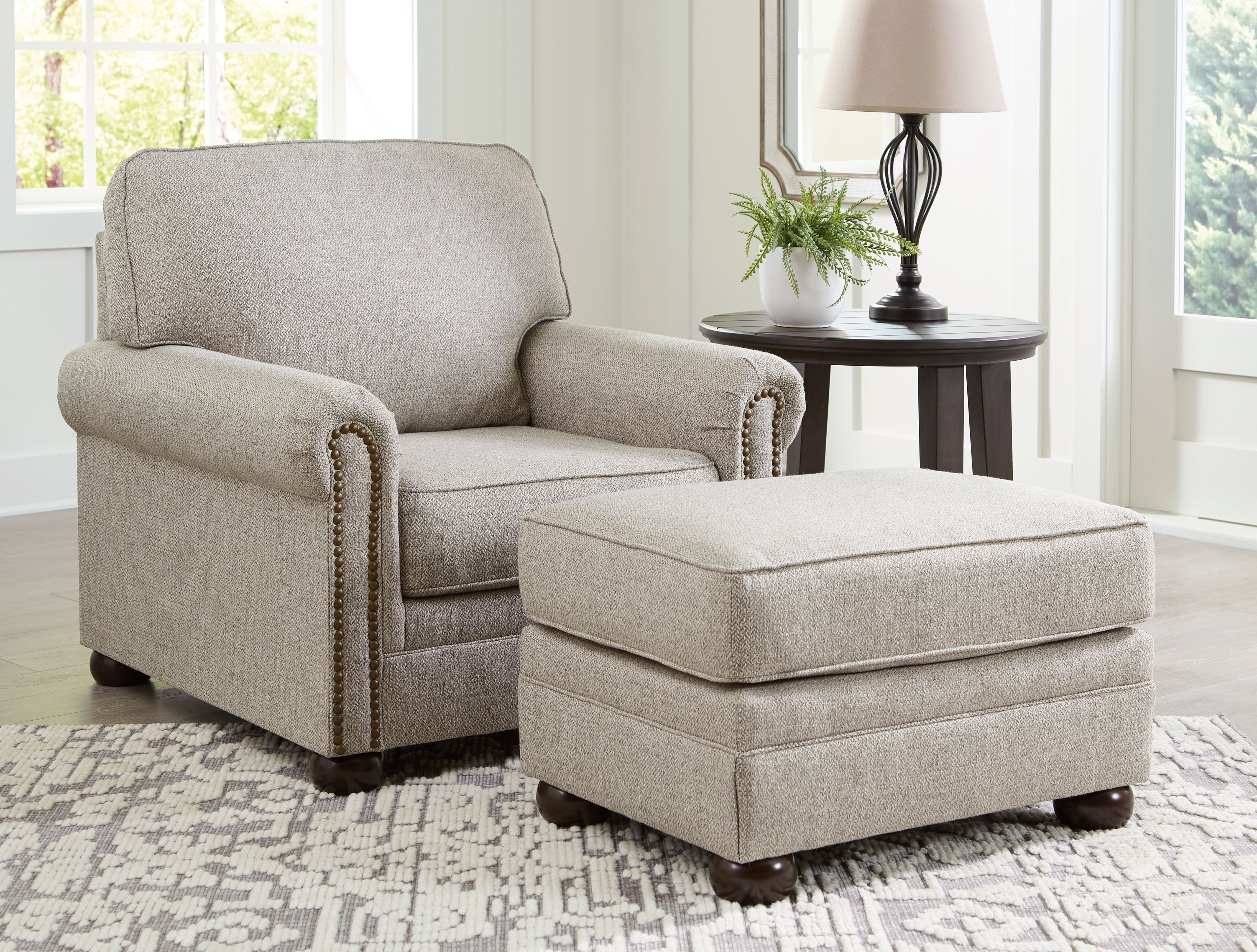 Ashley Chair and Ottoman 37307-20-14