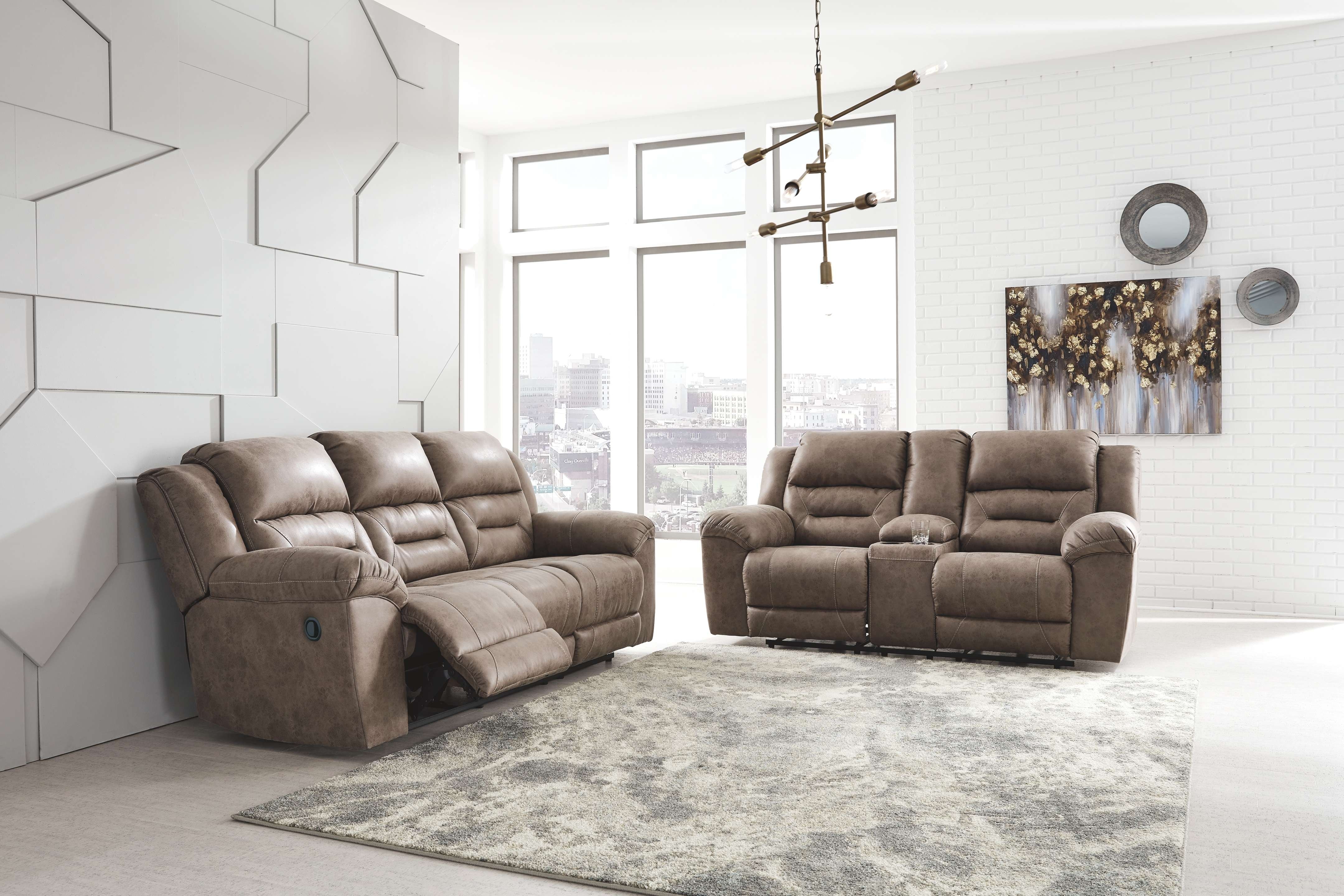 Ashley Stoneland 6 Piece Reclining Living Room Set 39905-88-94