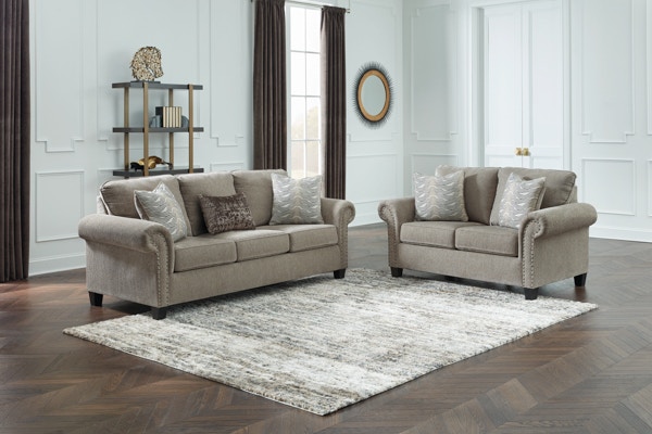 Ashley furniture shop grey loveseat