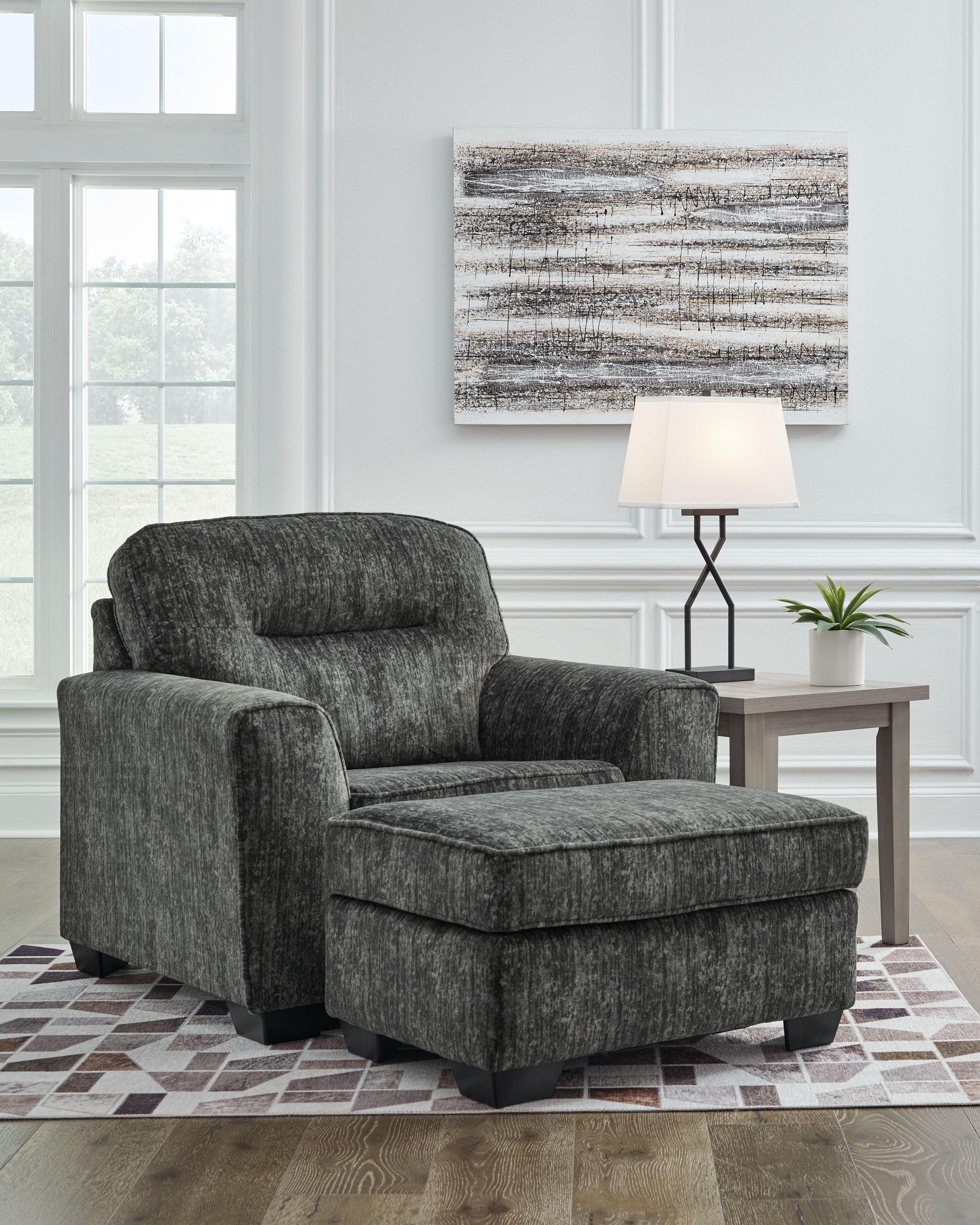 Ashley Chair And A Half with Ottoman 50504 23 14