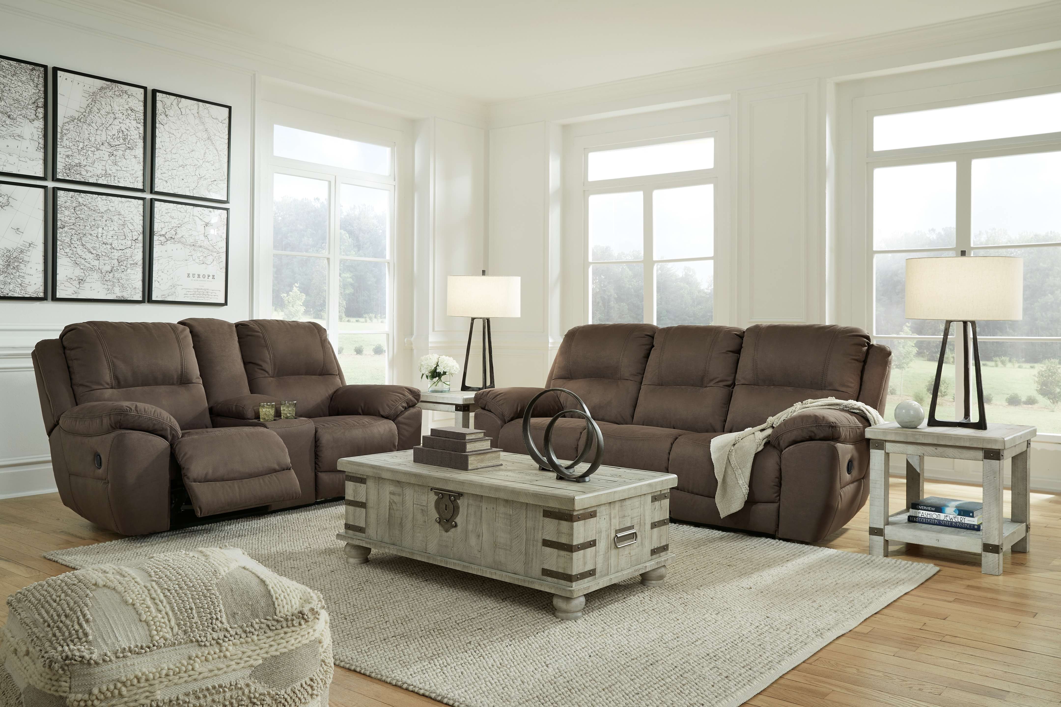 Ashley furniture reclining deals sofa