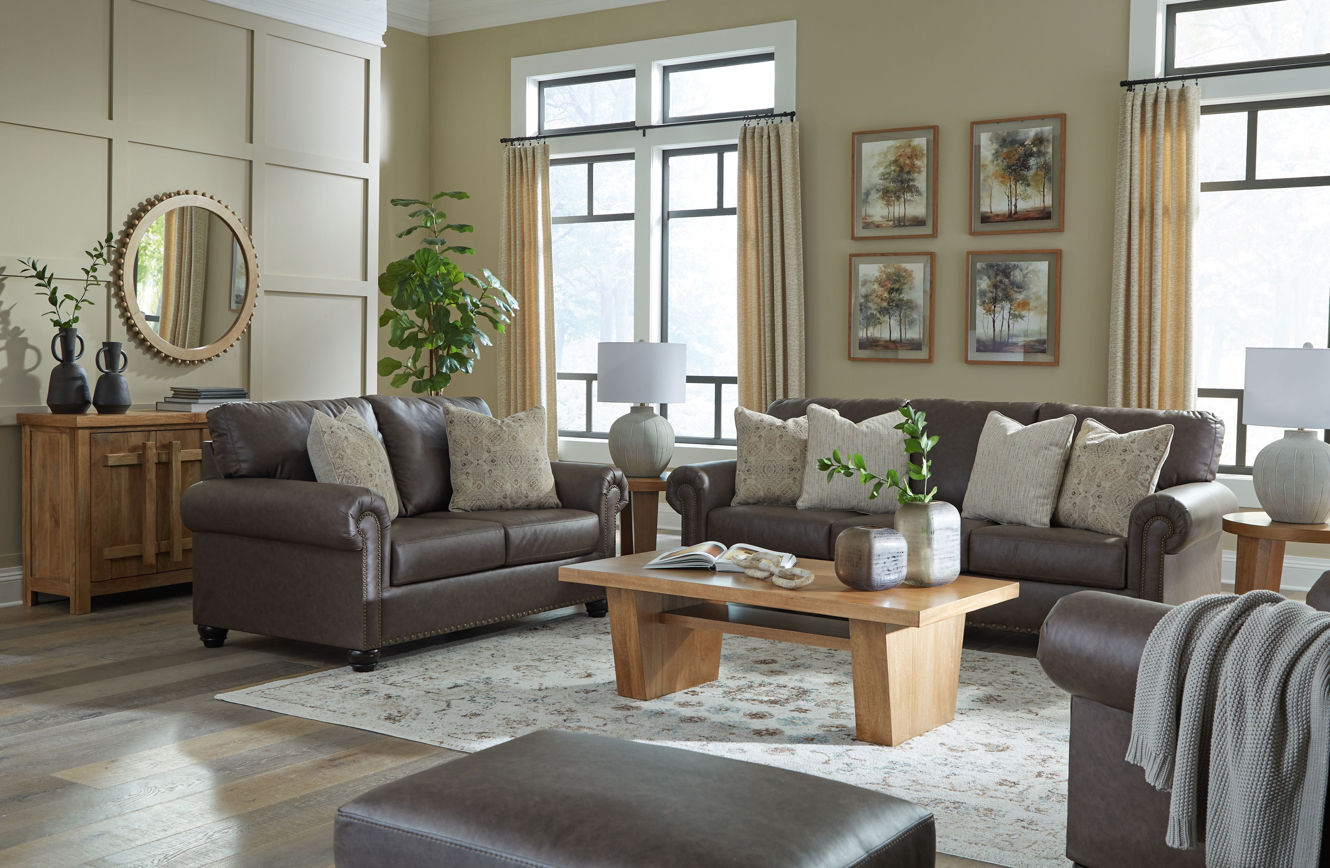 Ashley Roxmere 4 Piece Living Room Set 55503-38-35-20-14