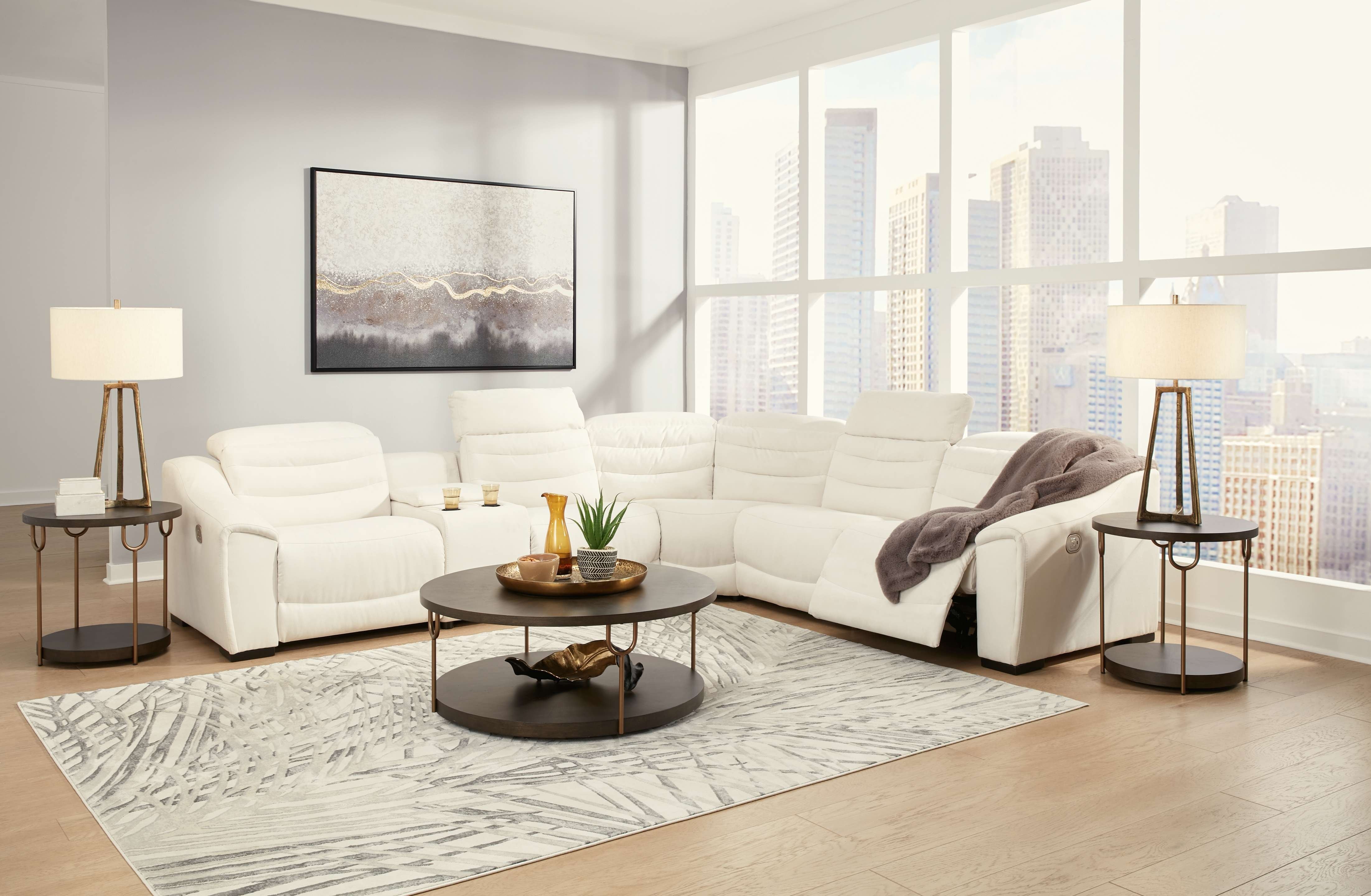 Ashley Next-Gen Power Reclining Sectional 58505-58-57-31-77-31-62