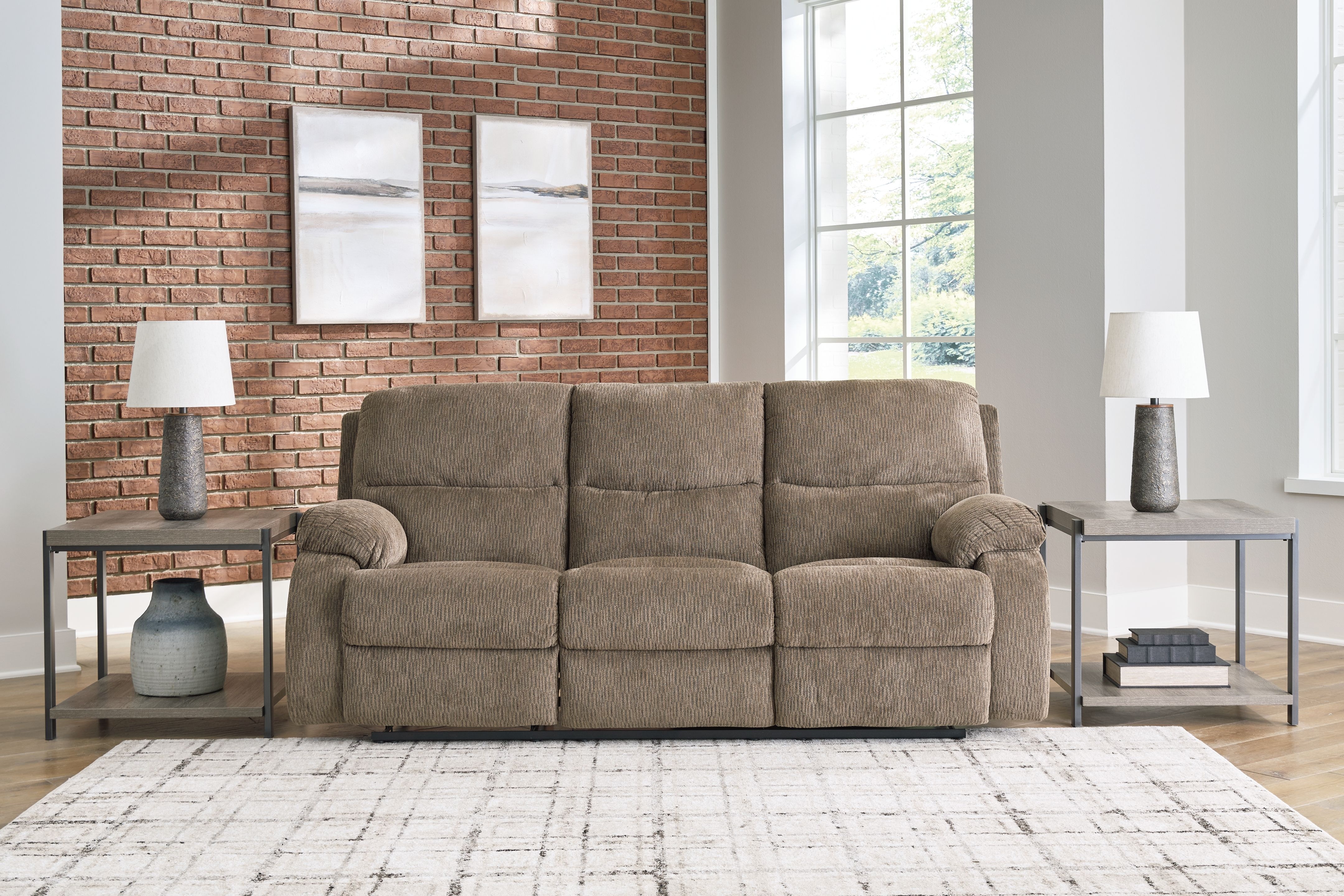 リファ Ashley Scranto 3 Piece Reclining Living Room Set 66504-88-86-25