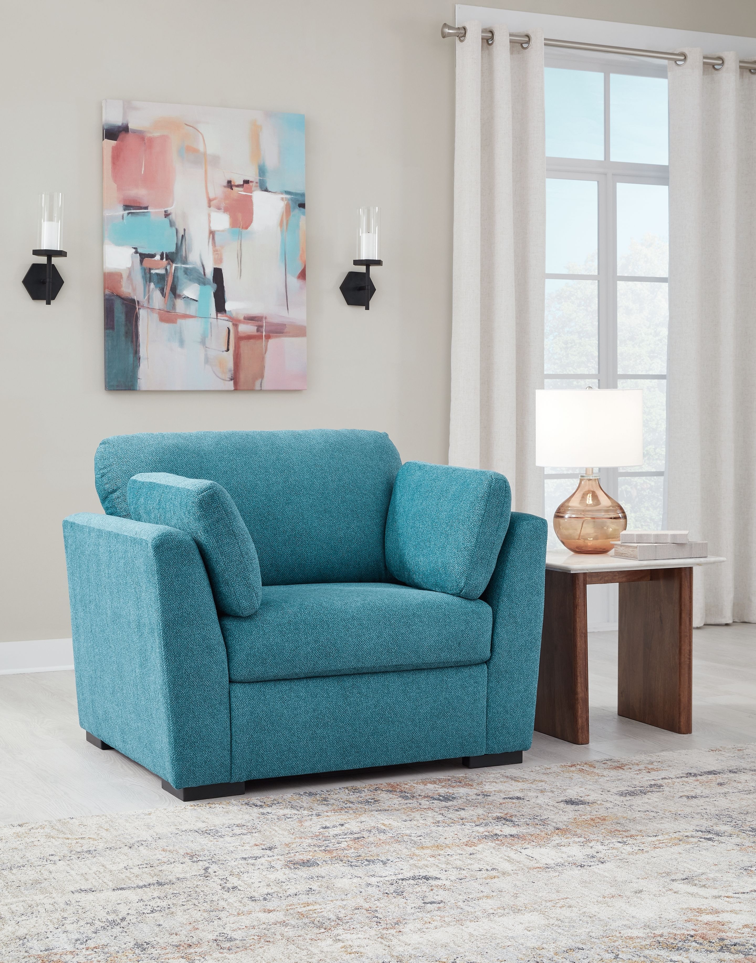 Ashley Keerwick Chair And A Half with Ottoman 67507-23-14