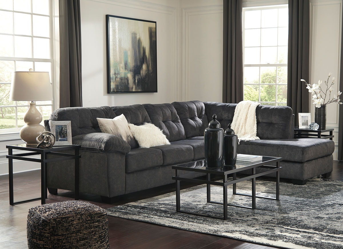 Ashley furniture black living room deals sets