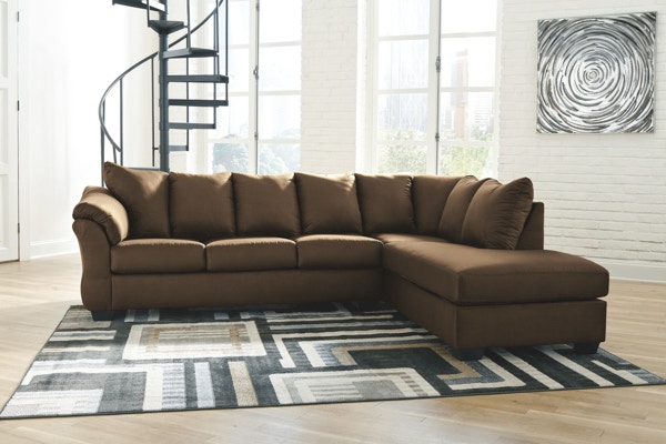 Ashley furniture darcy sectional deals with chaise