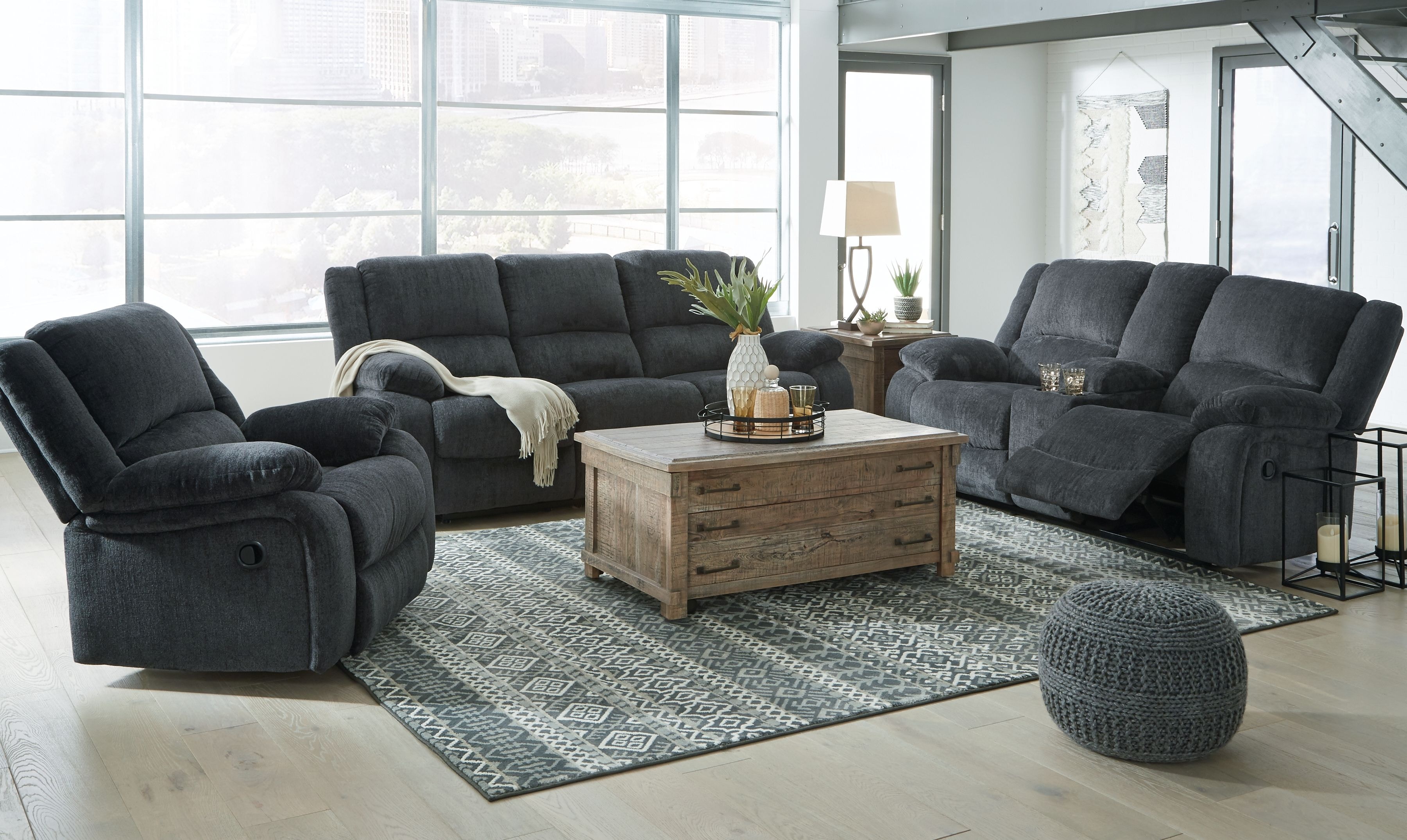 Ashley 3 piece sofa shop set