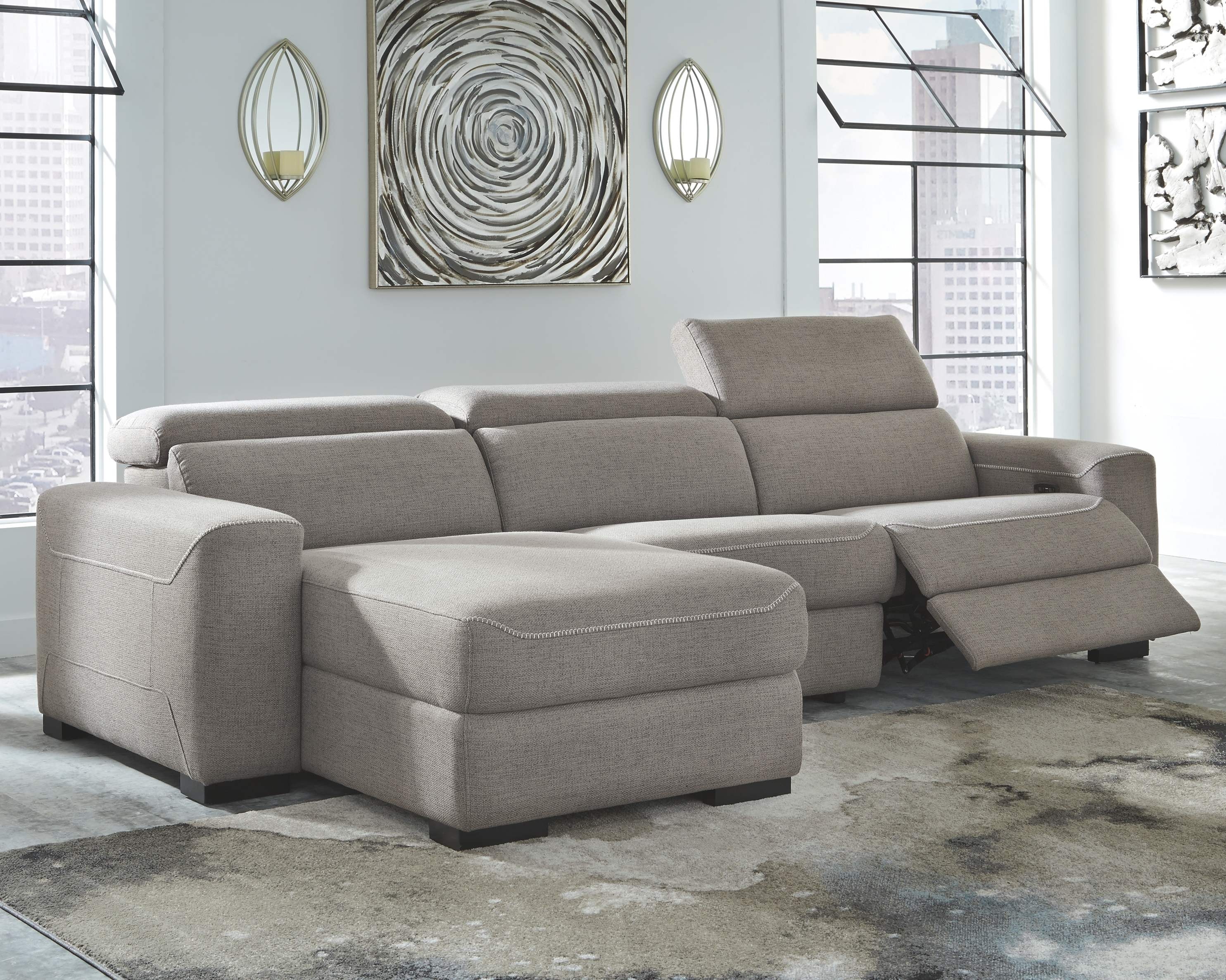 Mabton power store reclining sectional