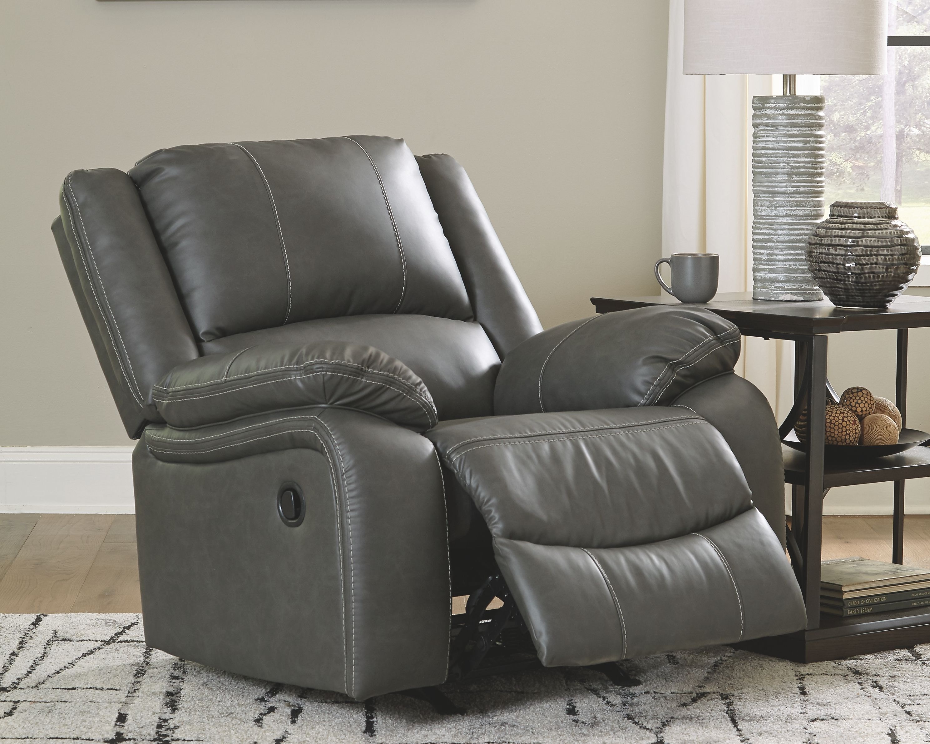 Ashley Calderwell 3 Piece Reclining Living Room Set 77103889425
