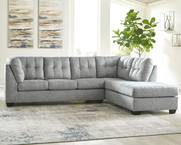 Ashley furniture reidshire on sale steel sectional