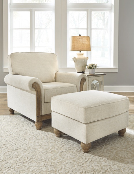 Milari chair store and ottoman