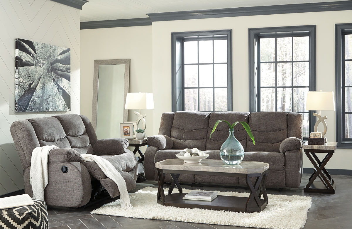 Ashley furniture deals gray recliner