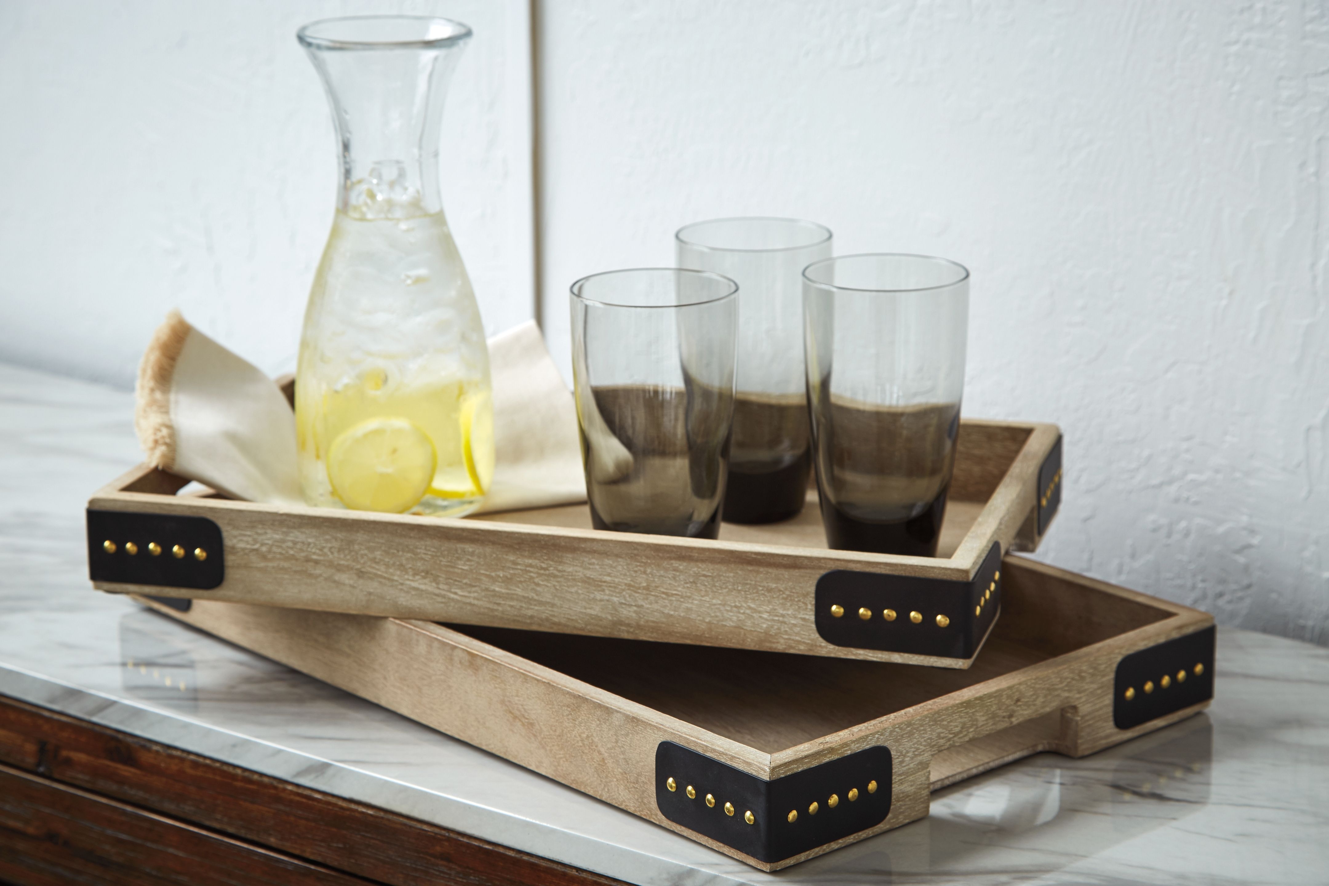 JIMBEAM 非売品ノベルティ　真鍮製灰皿　ash tray 未使用2個セット Ashley Missa Tray Set (QTY 2) A2000224 - Portland, OR | Key Home