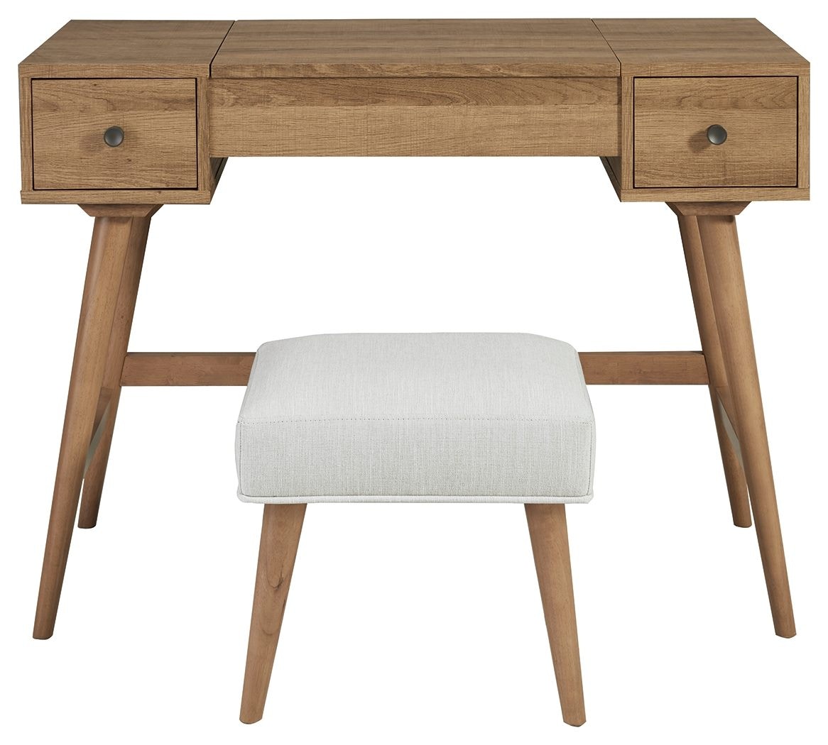 Ashley Thadamere Vanity with Upholstered Stool B06022 Portland, OR