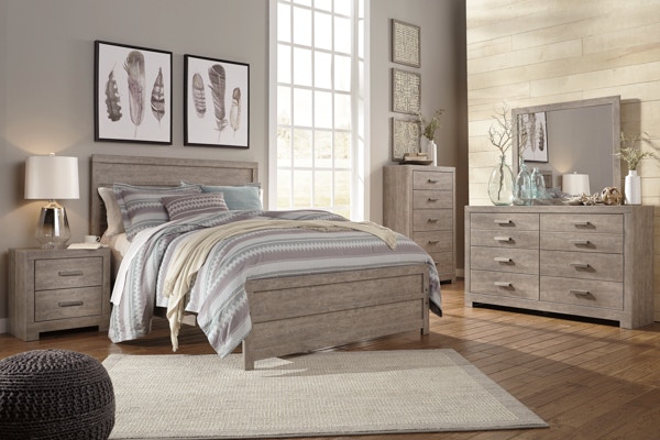 4 Piece King Panel Bedroom Set