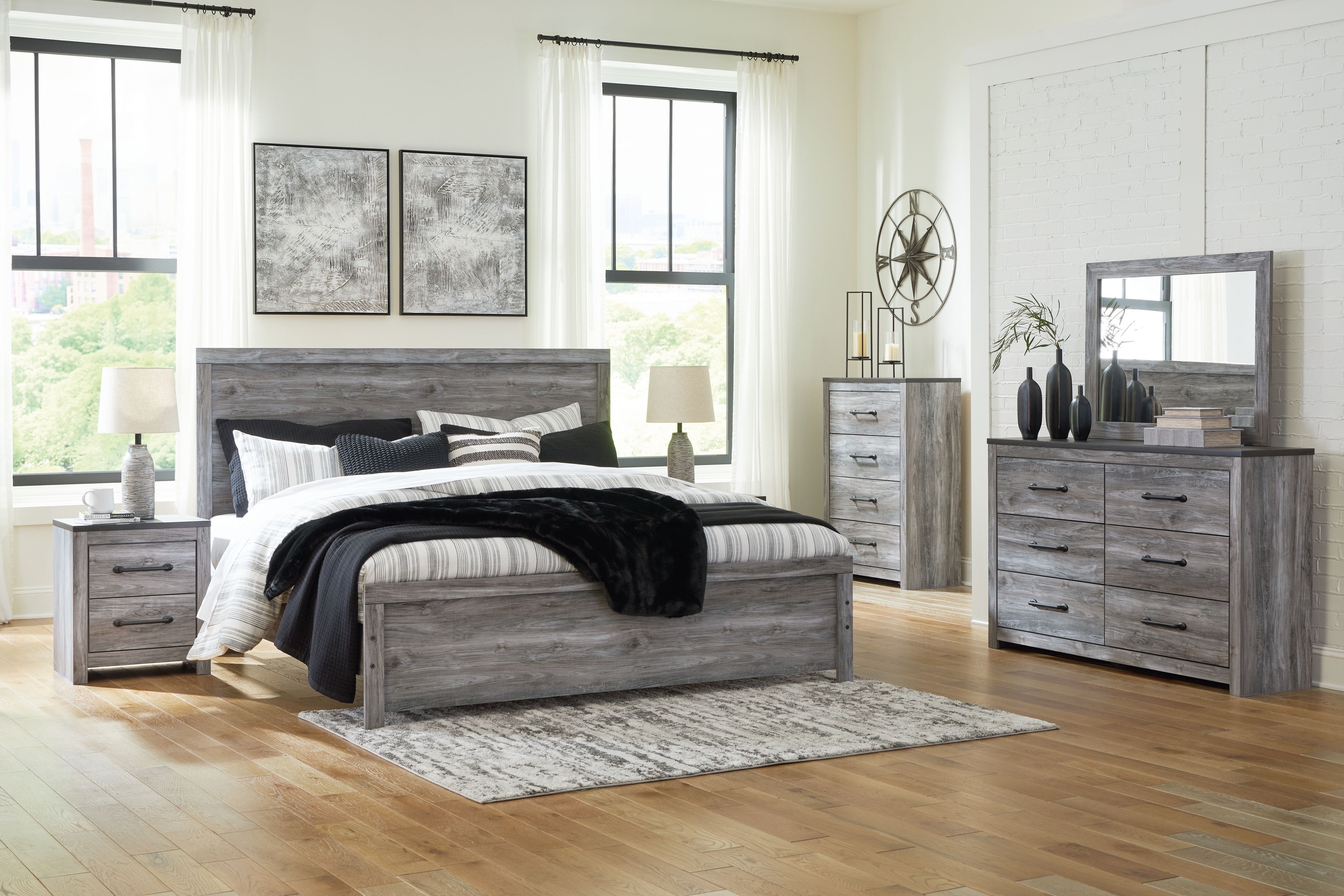 Ashley gray store bedroom set