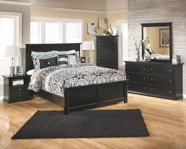 Black ashley deals furniture dresser