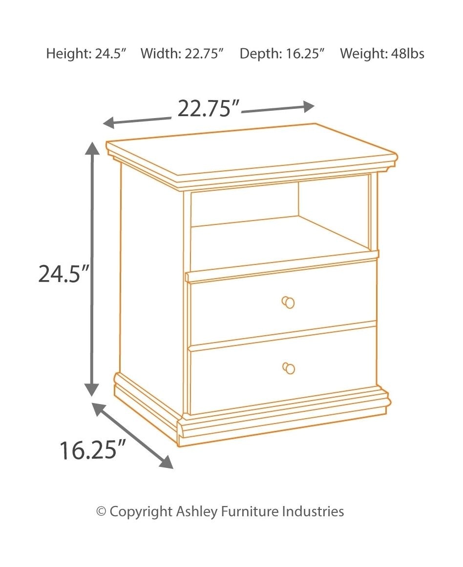 Ashley Maribel 8 Piece King Panel Bedroom Set B13831364658569791