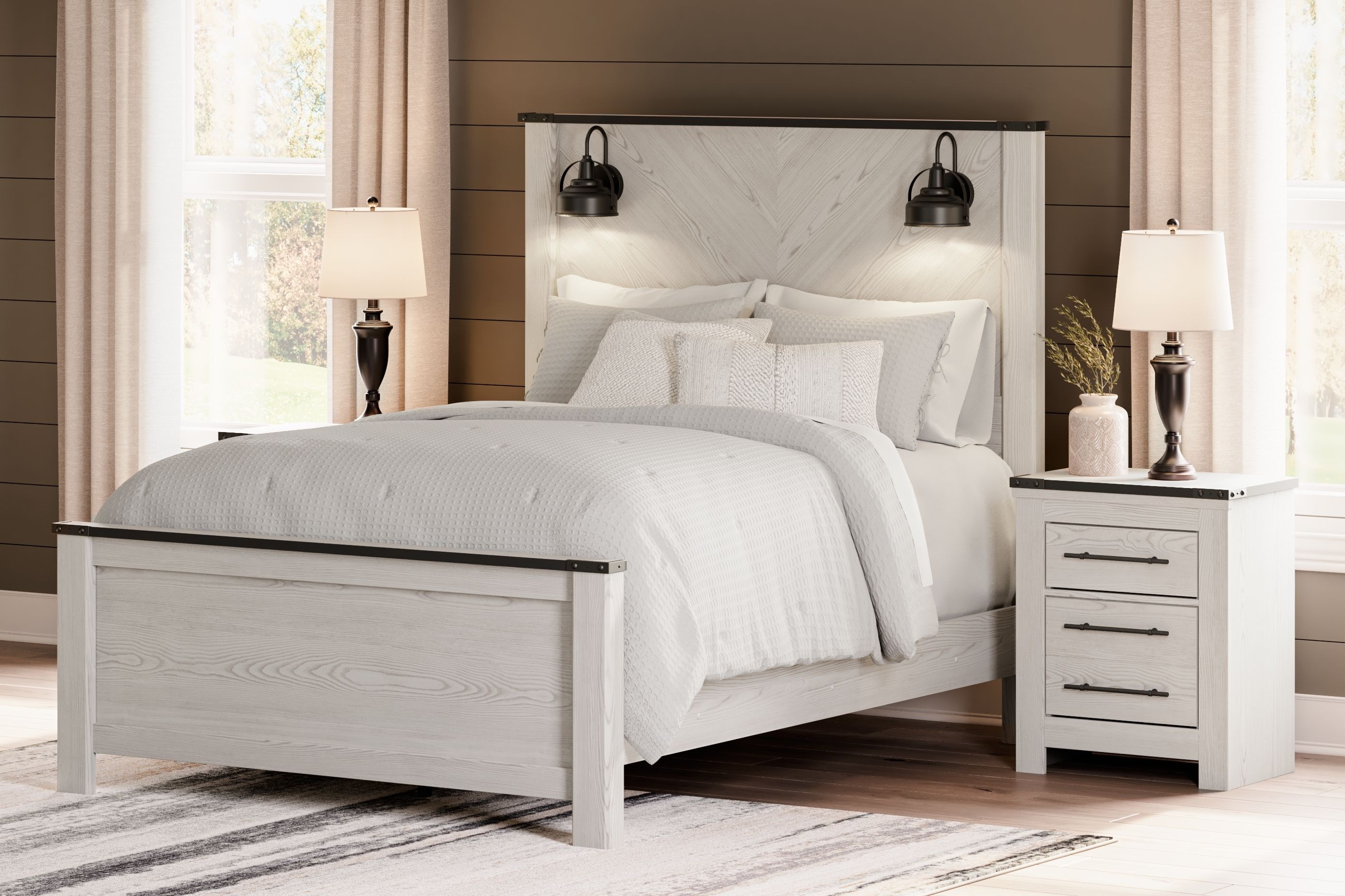 Ashley Schoenberg Queen Panel Bed B1446-157-154-196