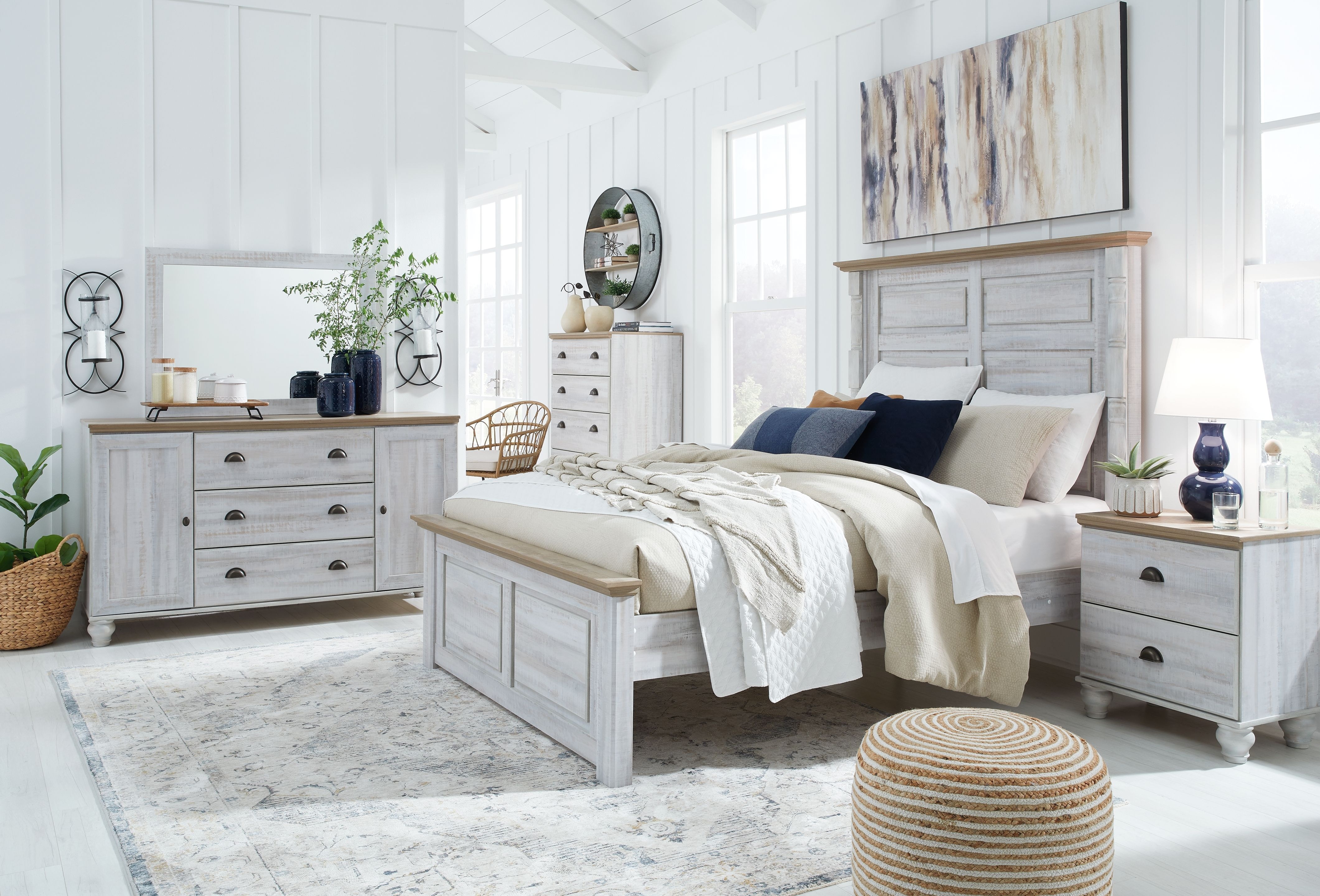 Ashley Haven Bay 6 Piece Queen Panel Bed Set B1512-231-36-57