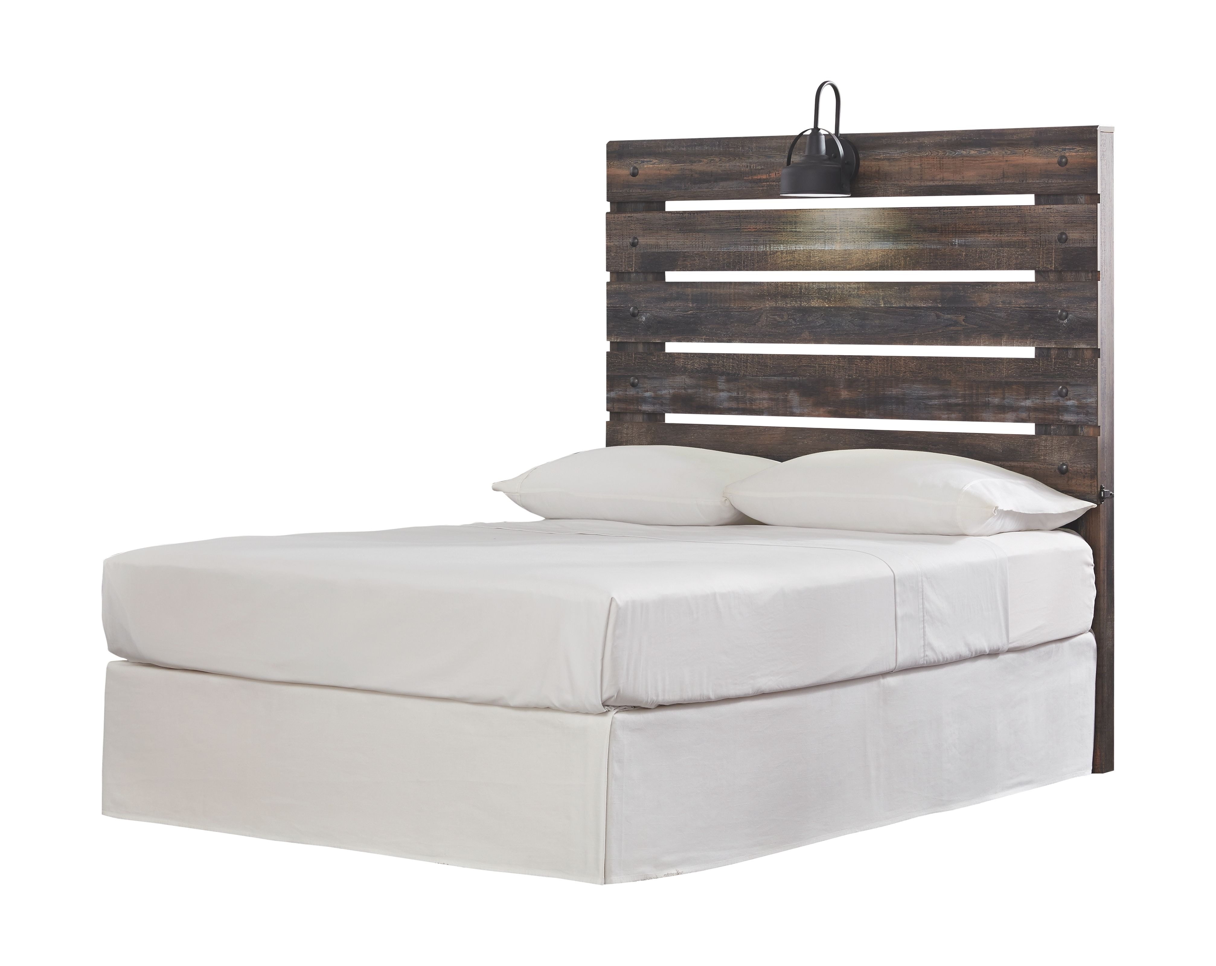 Full Panel Headboard with Bolt on Bed Frame