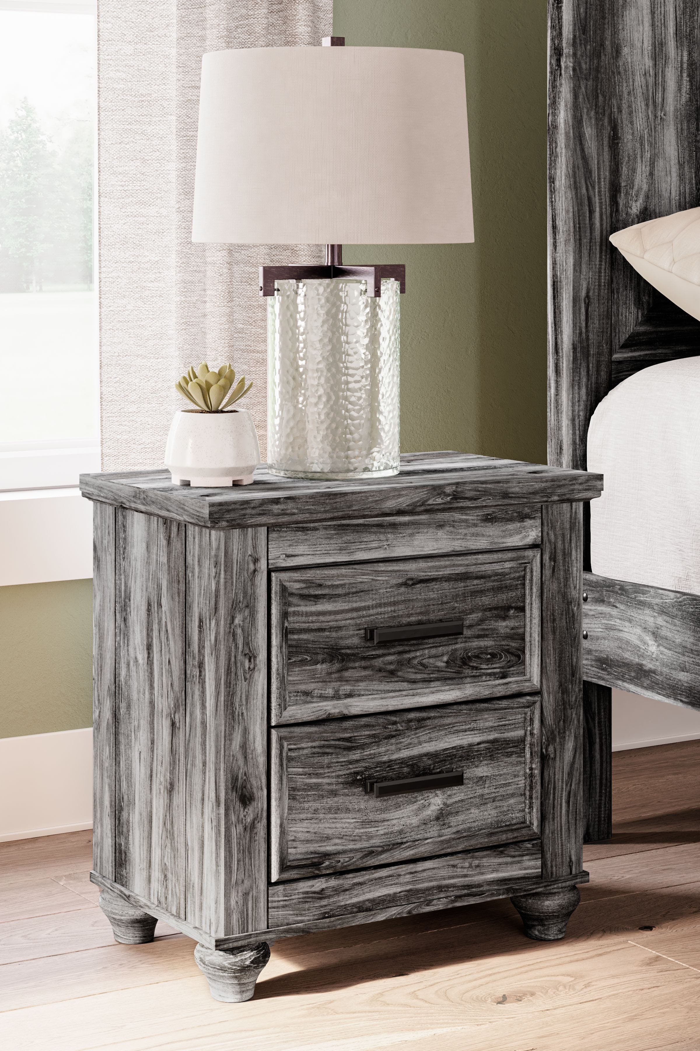 Ashley Thyven Two Drawer Night Stand B247292 Portland, OR Key Home