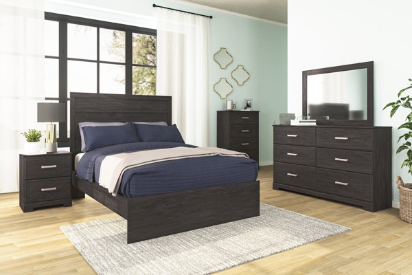 Ashley 4 Piece Full Panel Bedroom Set B2589-31-36-55-86