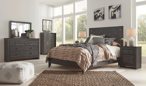 Ashley Paxberry 6 Piece King Panel Bedroom Set B381 31 36 58 56 92