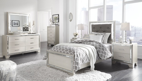 Ashley Lonnix 5 Piece Twin Panel Bedroom Set B410-21-26-53-52-83 ...