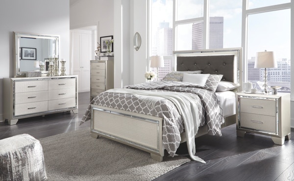 Ashley Lonnix 7 Piece Full Panel Bedroom Set B410-21-26-87-84-86-92-2 ...