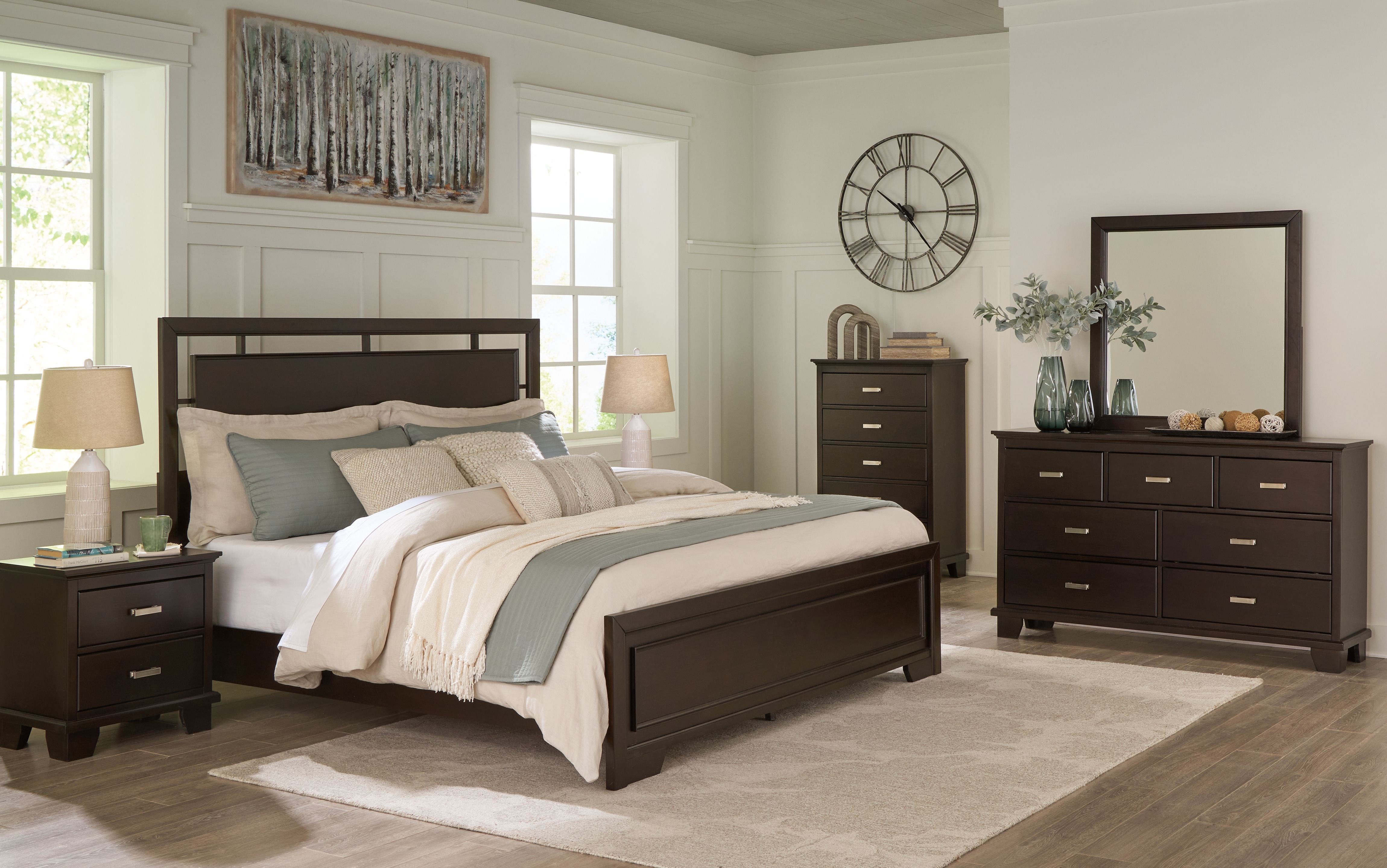 Ashley 6 Piece California King Panel Bed Set B441-31-36-82-94-92-2