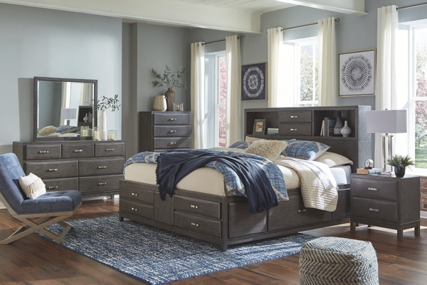 California king bedroom set with deals storage