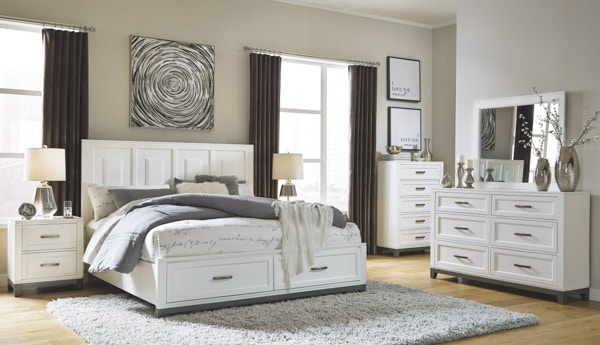 Ashley Brynburg 8 Piece King Panel Bedroom Set B488-31-36-46-58