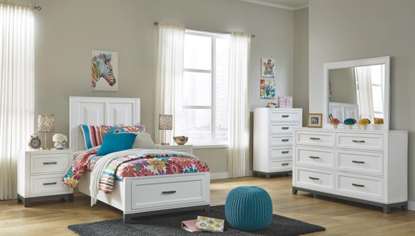Ashley Brynburg 7 Piece Twin Panel Bedroom Set B488-31-36-53-52S